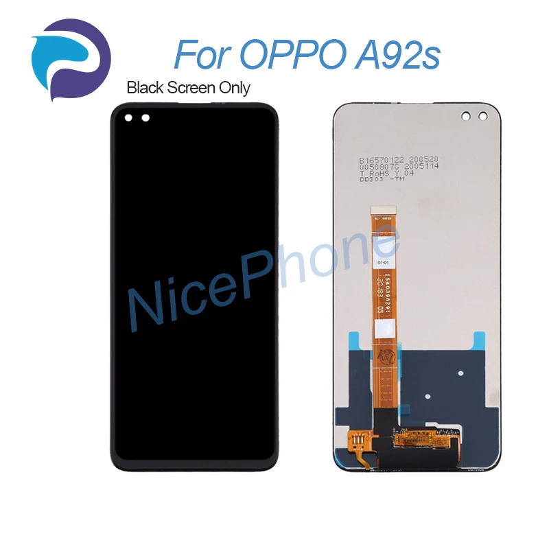 for OPPO A92s LCD Display Touch Screen Digitizer Assembly Replacement 6.57