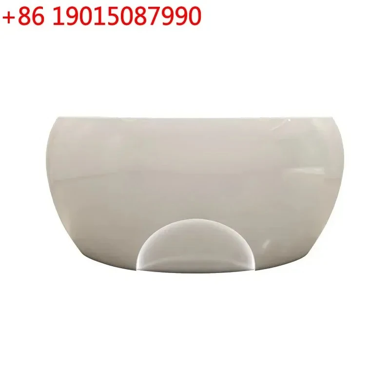 

FRP creative checkout page Front desk paint special-shaped reception desk curved service bar customization