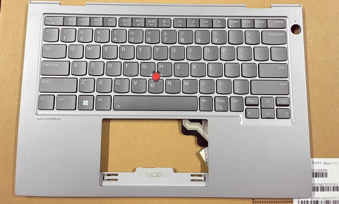 

Чехол для Lenovo Thinkpad neo14 C, серебристый, подсветка клавиатуры, замена крышки хостаClippers