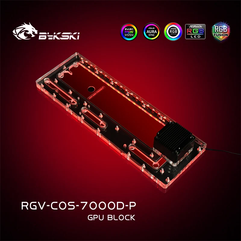 Bykski RGV-COS-7000D-P,PC Cooling Distro Plate For Corsair 7000D Case,A-RGB Waterway Board Reservoir Water Tank Pump