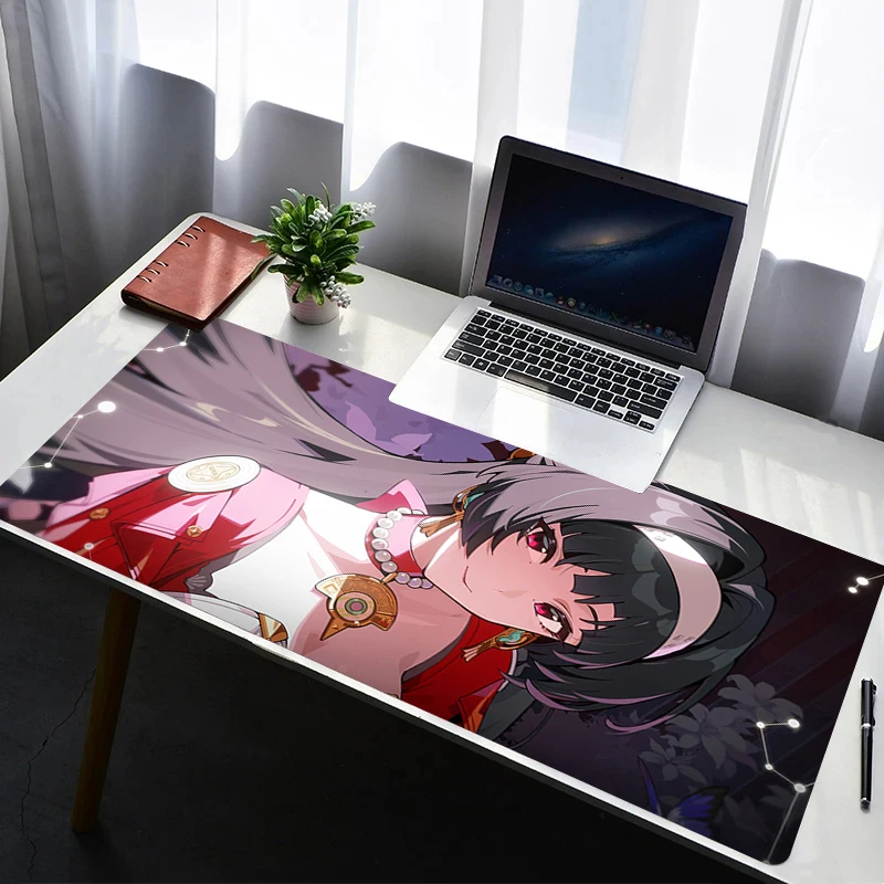 Mouse Pad Computer Gamer PC Accessories Mousepad Rubber Zenless Zone Zero Astra Yao Non Slip Desk Mat Laptop Gamer Keyboard Pad