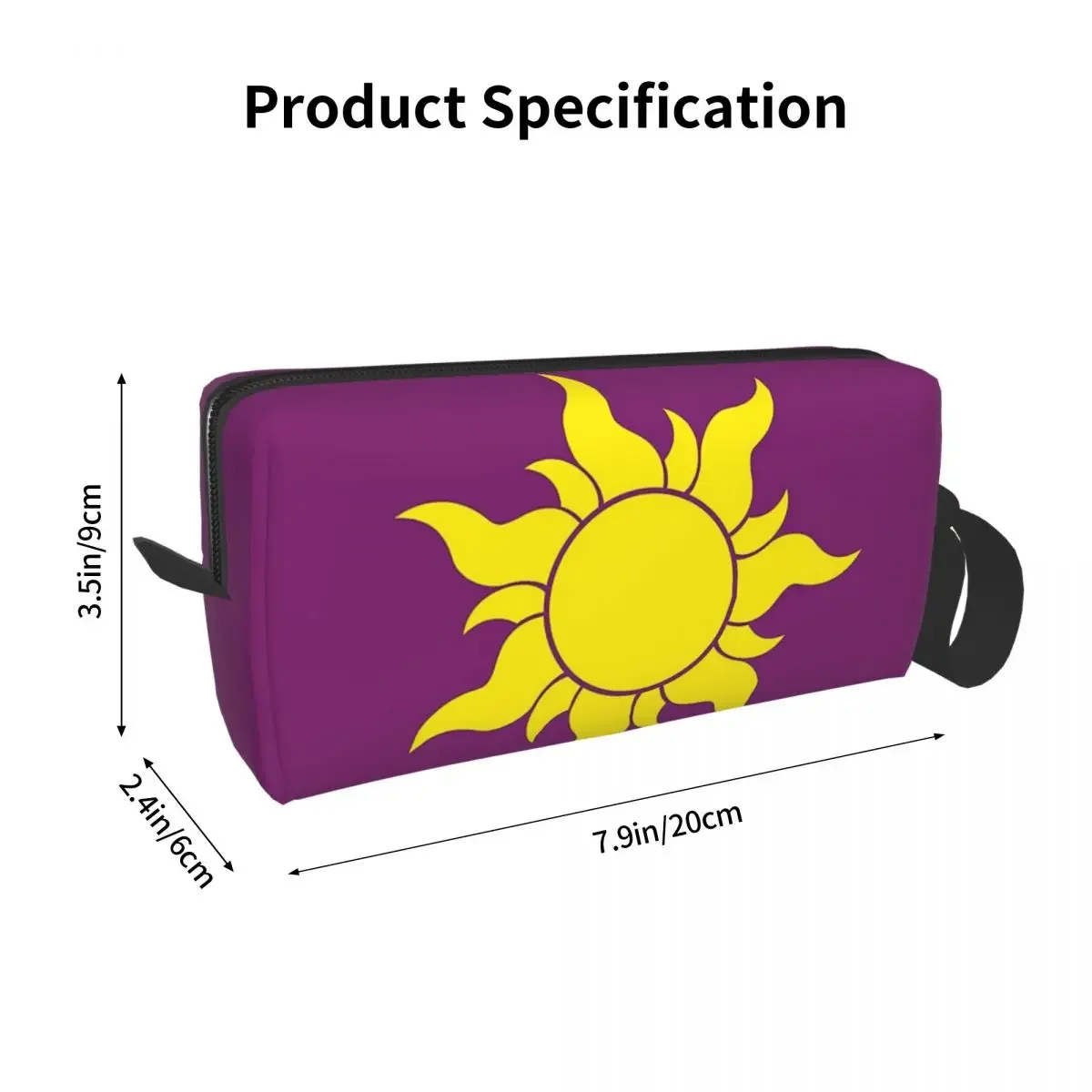 Rapunzel Sun Pencil Cases Big Capacity Pen Bags Pen Box Pencil Pouch For Boys Girls Students Stationery Makeup Bag