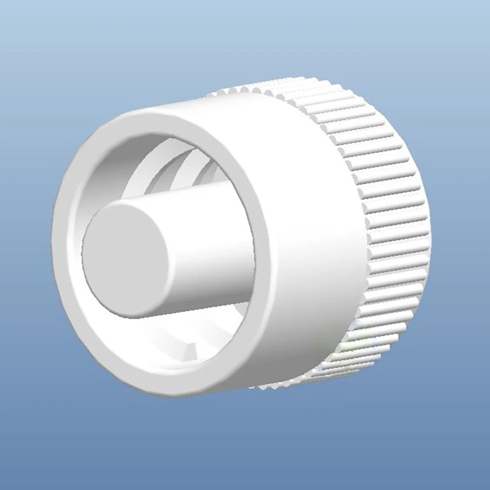 Maschio Luer Lock Plug Adapter valvola dell'aria tubo erogazione colla siringa raccordo a barilotto connettore in plastica PP coperchio tappo terminale