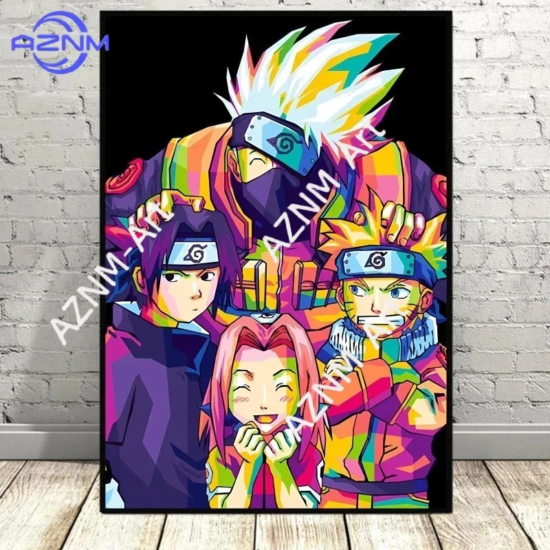 Malen nach Zahlen Set NARUTO Uchiha Sasuke Bilder für Heimdekoration, Weihnachtsgeschenke für Bar, Wohnzimmer, Dekoration, Geschenk