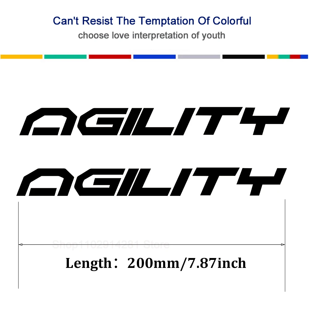 For KYMCO Agility S 125 Accessories Agility50 50 50CC 200 200i City125 S125 2009 Motorcycle Stickers Waterproof Decal