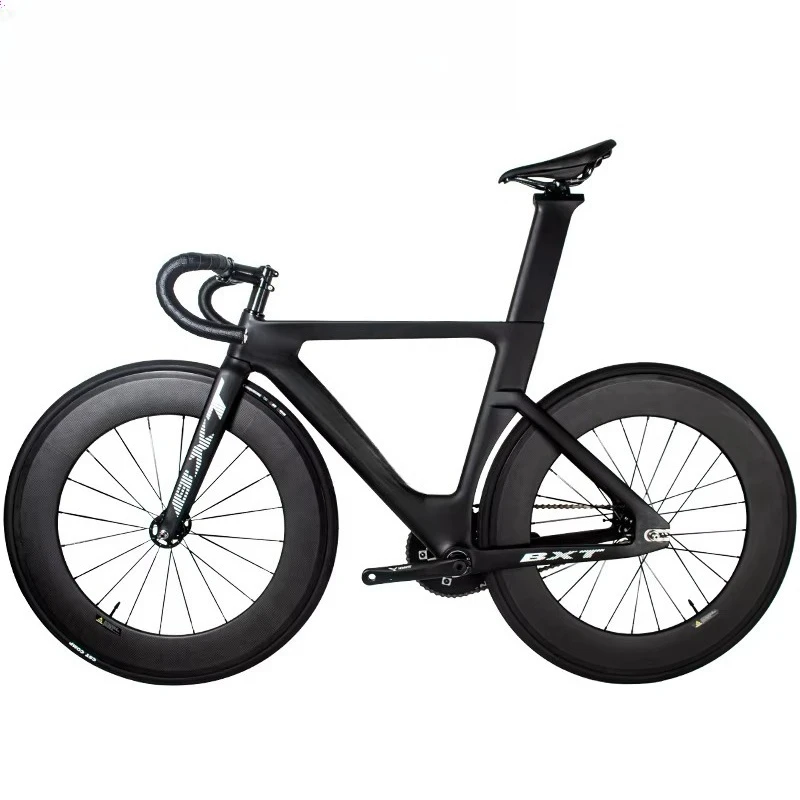 

Carbon Track Bike 700C Fixed Gear Frame Cycling Road Bike Aero Shaping Racing Carbon Bike 170mm*48T/51T/56T Single Speed