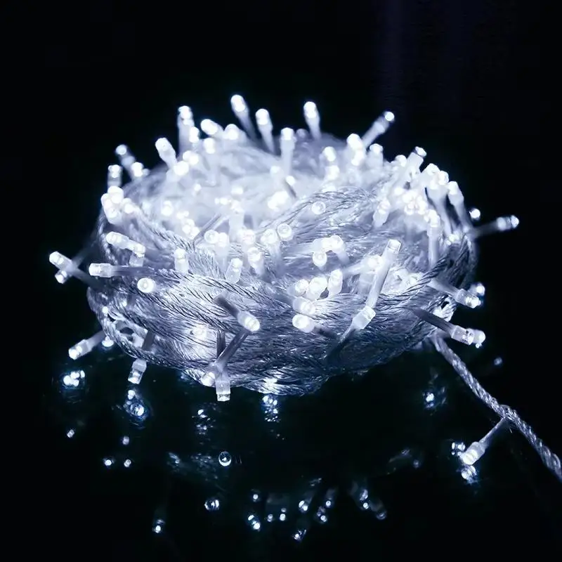 Outdoor Waterproof EU Plug LED String Lights for Christmas Ornament Decorative Home Garden Wedding Party Holiday LED Lighting
