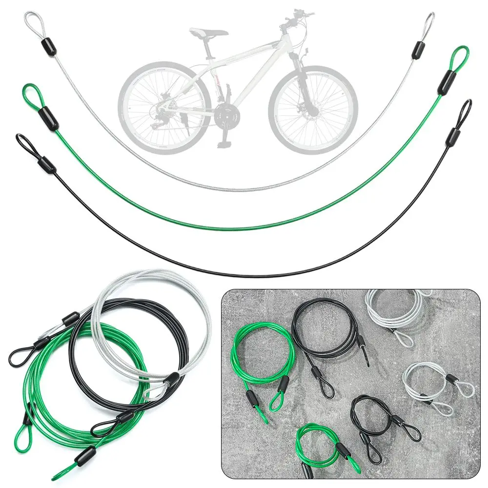 3 Colors Security Safety Rope MTB Bike Rope Road Bike Lock Steel Cable Lock Bicycle Lock Wire Cycling Strong Wire