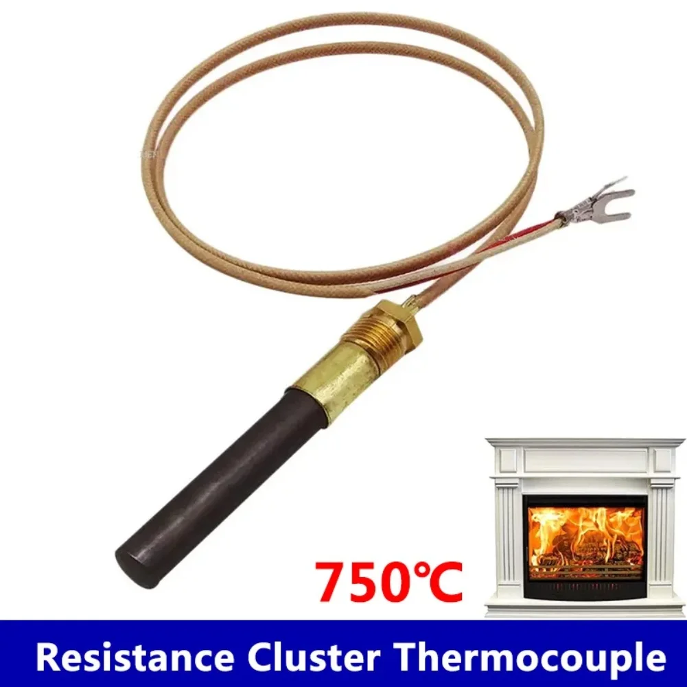 750MV Alternative Thermopile Generator for Gas Fireplace Water Heater Gas Fryer 24 inch 36 inch Stainless Steel Copper Material