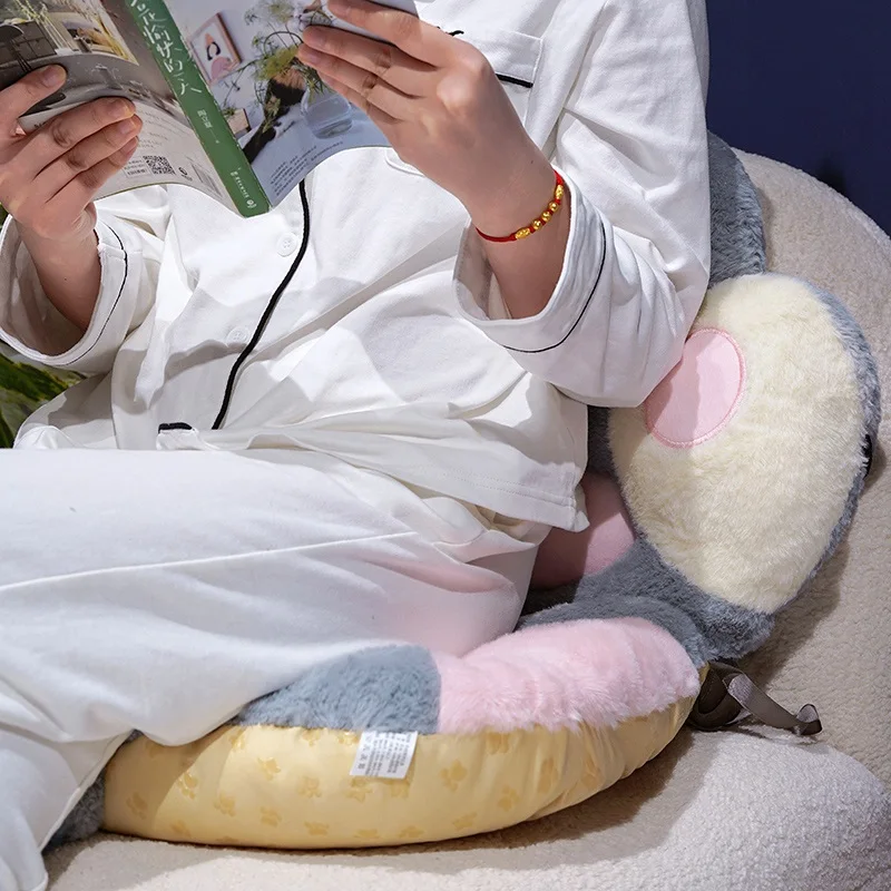 Simpatico colore creativo zampa di gatto cuscino per sedia peluche morbido farcito soffice ufficio supporto lombare poggiapiedi casa deco per ragazze regalo