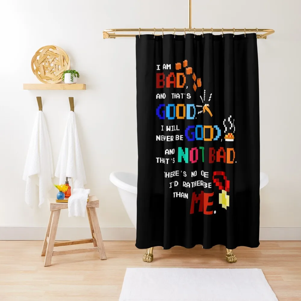 

No One I'd Rather Be Shower Curtain Bathroom Fabric Bathroom Shower Set Set For Bathroom Curtain