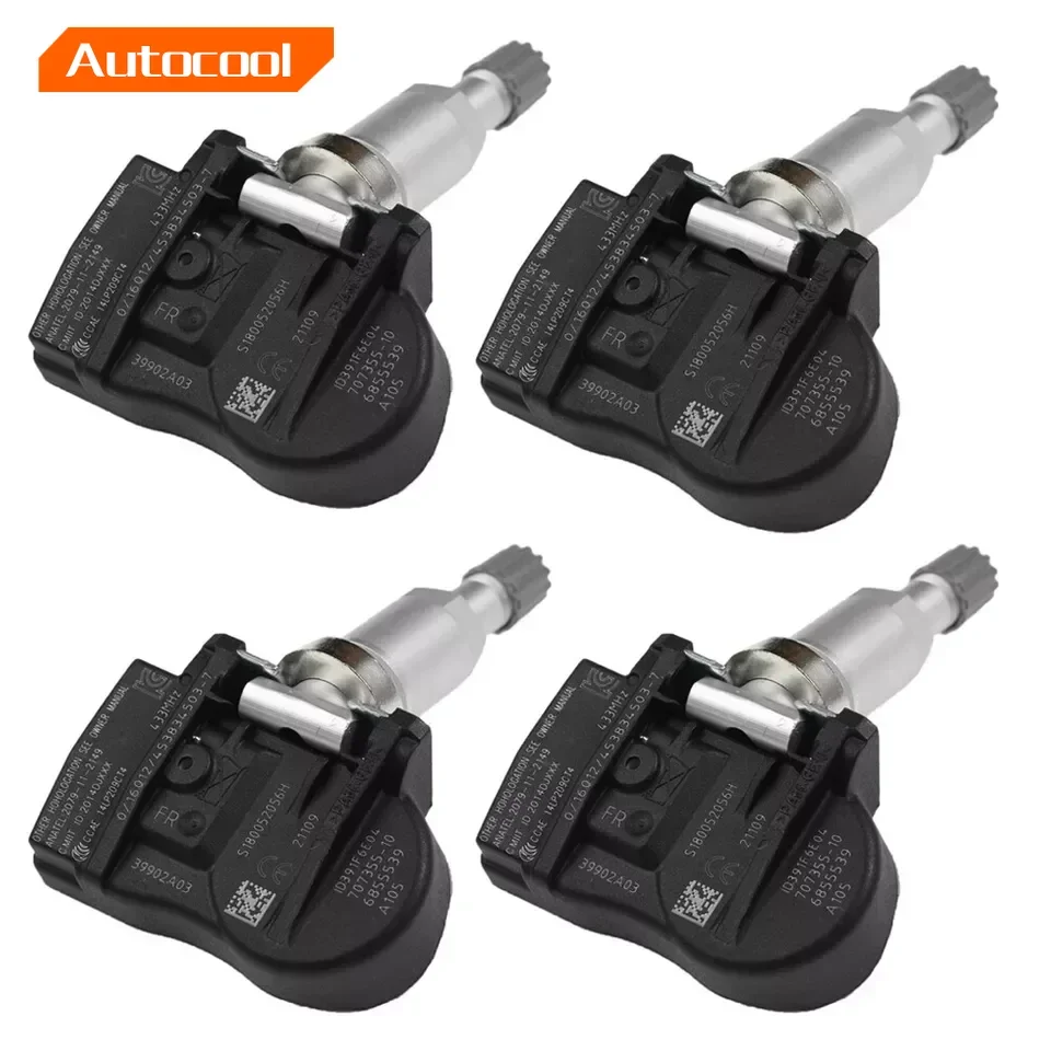 4 PCS Car TPMS Tire Pressure Monitor Sensor System 36106881890 for BMW X5 F15 F85 X2 F39 X1 F48 X6 F16 F86