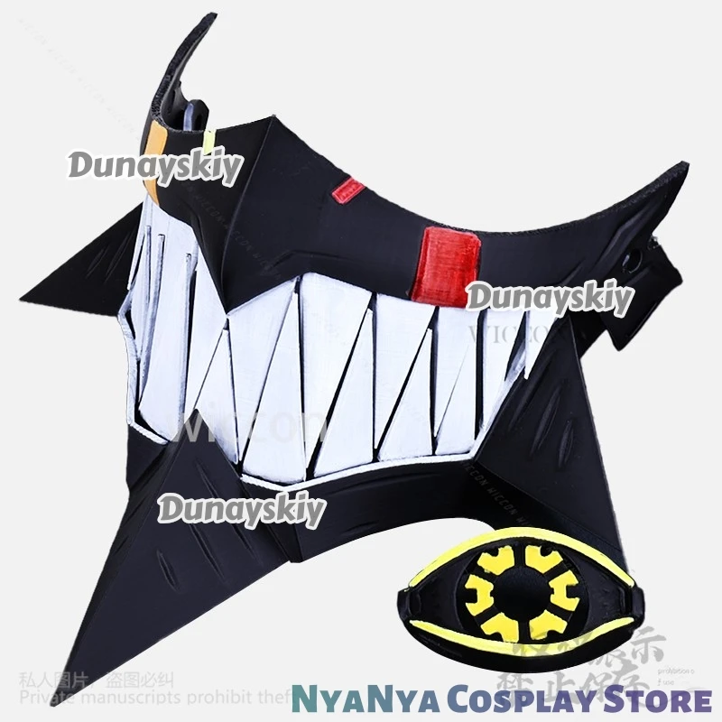 

New Hot Anime Dandadan Cosplay Umbrella Boy 할로윈 의상 3D Horror Mask Half Face For Man Woman Halloween Christmas Party Customized