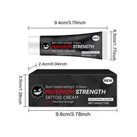 Crème pour tatouage avant l'application permanente, crème éclaircissante pour tatouage corporel, nettoie en douceur, hydrate, soin des tatouages corporels pour usage externe 3