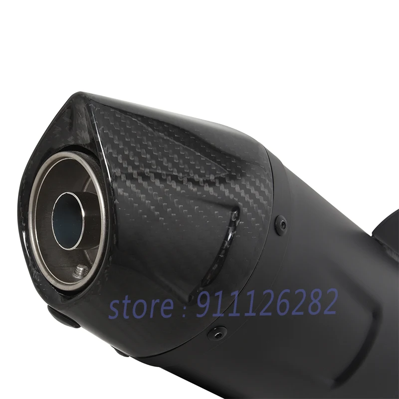 For KTM 790 890 ADVENTURE R Rally 2019 - 2022 Motorcycle Exhaust Escape Modify Carbon Fiber Muffler With Titanium Alloy Mid Pipe