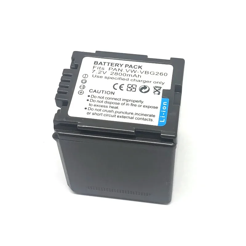 VW-VBG260 VW VBG130 VBG070 VBG260 Battery For Panasonic SDR H20 H28 H258 SD1 HS700 TM700 HS300 TM300 HS250 SD20 HS20 SDT750 H40