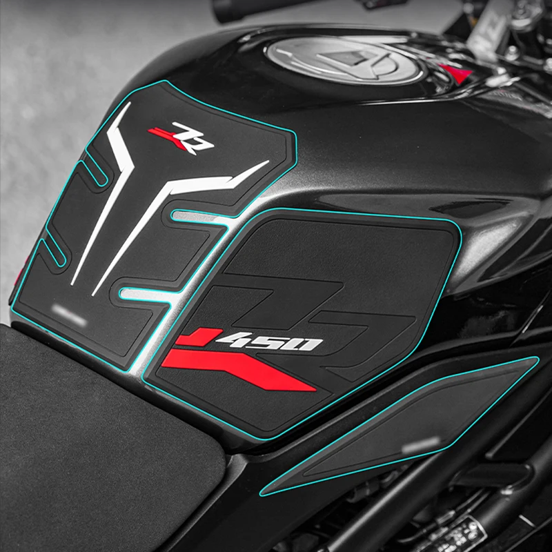 ل KOVE 450RR 450 RR 450-RR دراجة نارية مكافحة زلة خزان وسادة وسادة مطاطية الجانب الغاز قبضة الركبة ملصق حامي ملصق مائي اكسسوارات #1