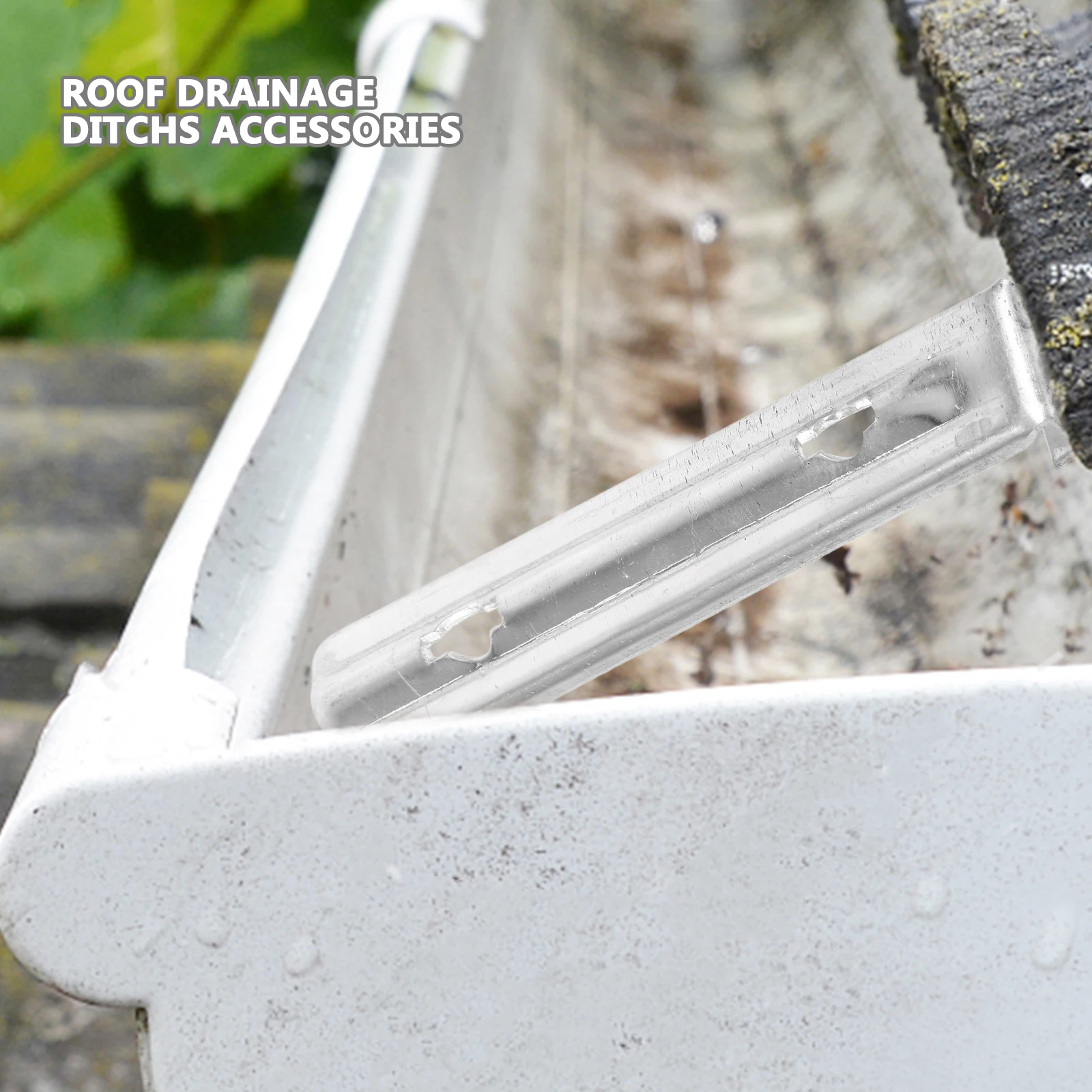 

Aluminum Alloy Rain Rack Heavy Duty Sturdy Metal Bracket For Roof Support Holder Slotted Design Lightweight Easy Installation