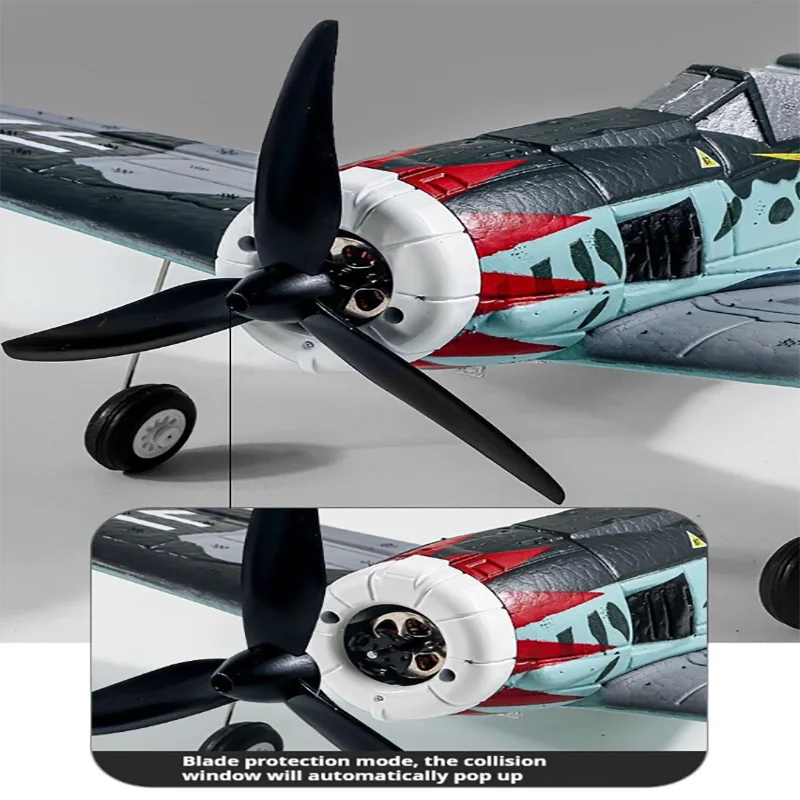SYC QF013 RC طائرة رباعية القنوات فرش حيلة ثابتة الجناح RC طائرة شراعية 2.4G RC FW190 مقاتلة رغوة طائرة نموذجية RC هدية