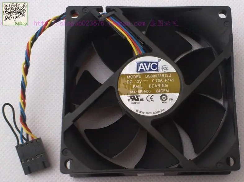 

Jinlingge для AVC 8025 8 см 4PIN DS08025B12U P141 0,70 А охлаждающий вентилятор