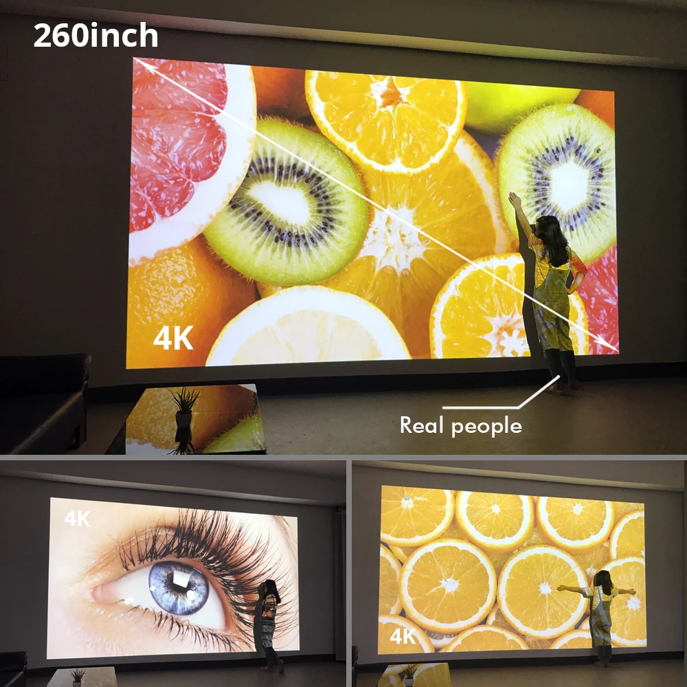 BYINTEK-Mini budgétaire portable intelligent UFO R19 Dlp, projection de poche Android 4K pour l'éducation