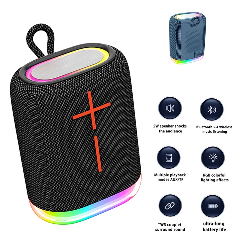 

Портативная уличная Bluetooth-колонка с мощным стереозвуком и сабвуфером, беспроводная Bluetooth-колонка для улицы