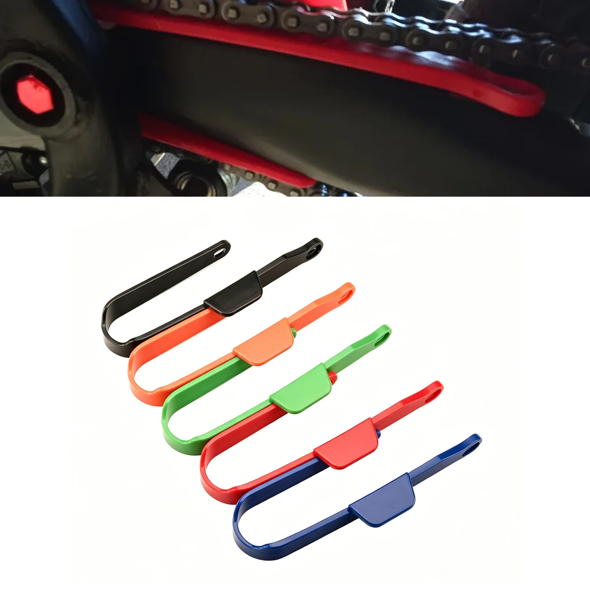 Motorcycles Chain Slider Rear Swingarm Protection Cover For Bosuer BSE 110cc-160cc CRF50 CRF70 TTR110 KLX110 CRF110 Bike Parts