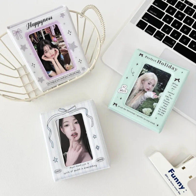 2024 Ins Ballet Bow Hit Practical Envelope Card Pack A Palleted Card Book Small Card Storage Book Polaroid Photo Album