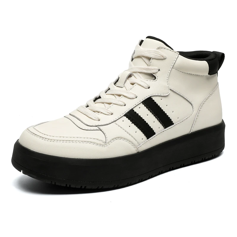 

Warm, anti-slip, wear-resistant thick-soled, high-top height-increasing shoes for men in winter 2025