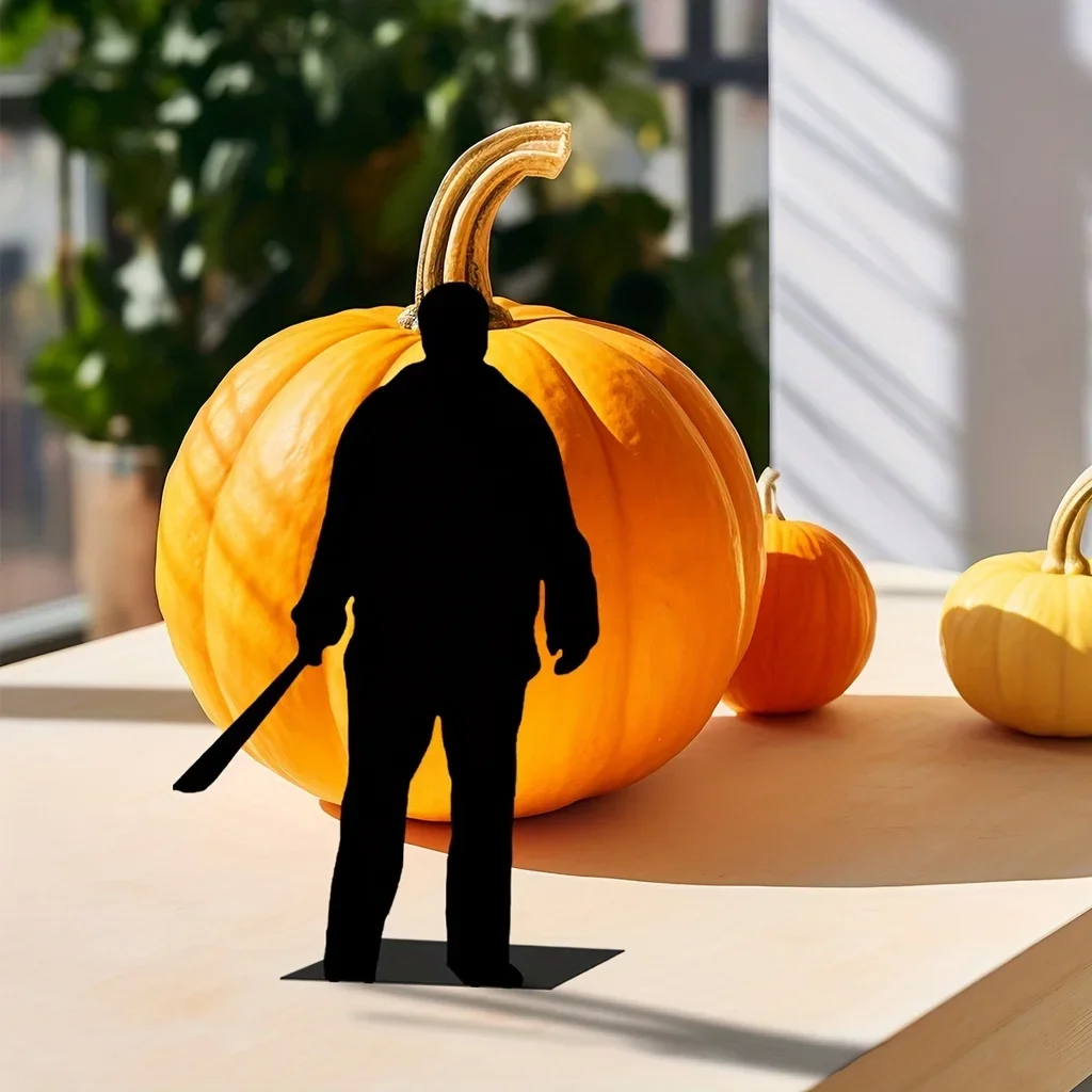 

Halloween Desktop Home Decoration Ornaments Halloween Table Top Shadow Figures Metal Desktop Ornament Home Restaurant Decoration