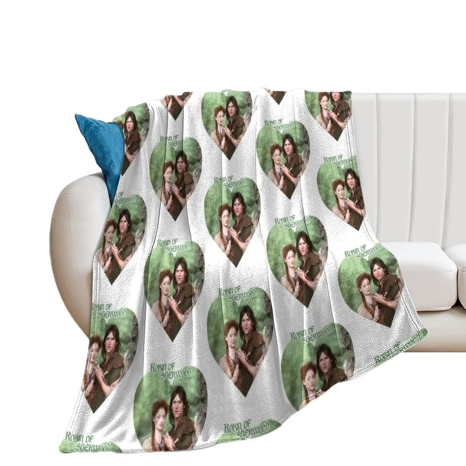 Robin of Sherwood Love T- Active Throw Blanket Thermal valentine gift ideas Blankets