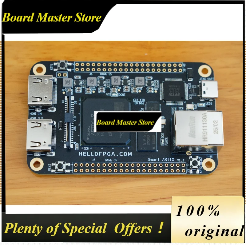 BoMaSSmart ARTIX Development Board FPGA Minimum System Board XC7A50T-FGG484 (Associated With XC7A35T XC7A100T)