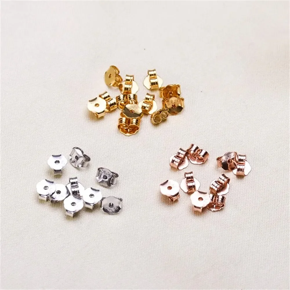 

DIY Accessories S925 Sterling Silver Ear Plug Earbud Cap Ear Plug Ear Plug Ear Rings Durable Ear Plug Z028