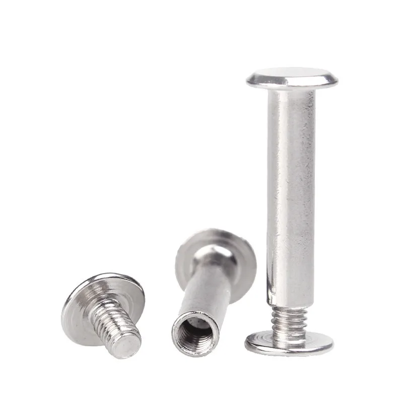 5/10x M5x6-60mm 304 Stainless Steel Leather Bag Belt Photo Scrapbook Album Book Post Binding Screw Chicago Screw Nail Rivet Bolt