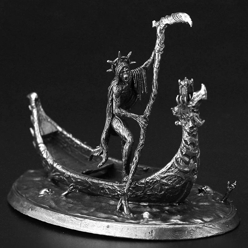 Metal Charon Greek Mythology Figure Collectible Statue Desk Home Office Decor Gift for Men Myth Lover