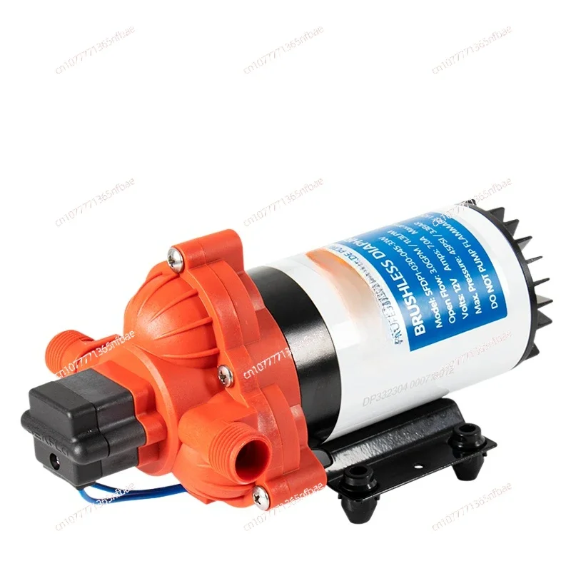 

Brushless Diaphragm Pump RV Water Pump Automatic 12v DC Industrial High Pressure Marine Self-priming Pump