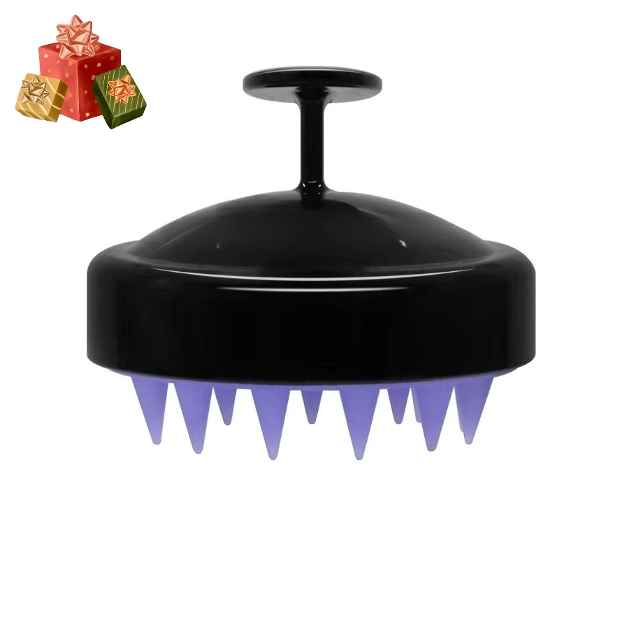 

Silicone Scalp Massager Scrubber for Hair Growth, Dandruff Removal & Relaxation - All Hair Types Wet/Dry Use