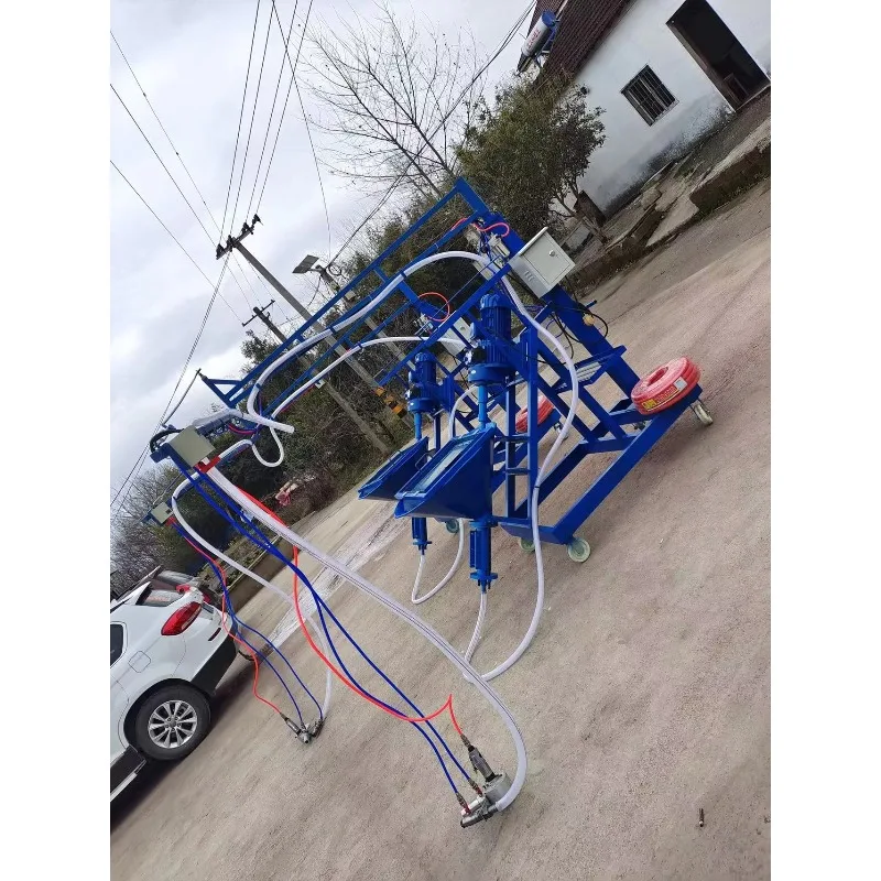 Higher Efficiency Automatic GRC Fiberglass Spraying Equipment Construction Mortar Spraying Sprayer With Mixer