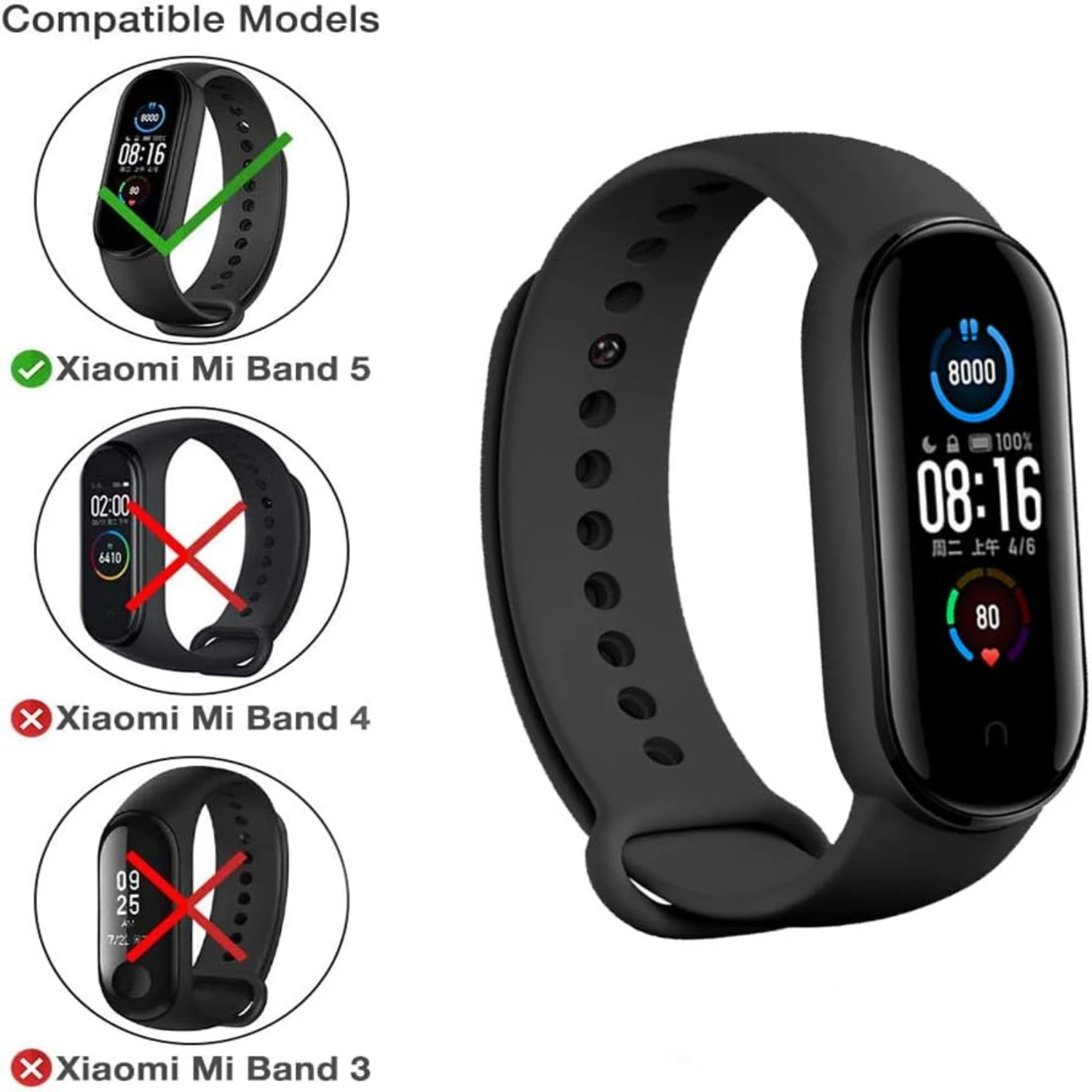 ant Style to Your Fitness Tracker - Enhance Your Mi Band 5 Experience with Luxurious and Fashionable Straps - Elevate Your Fitne