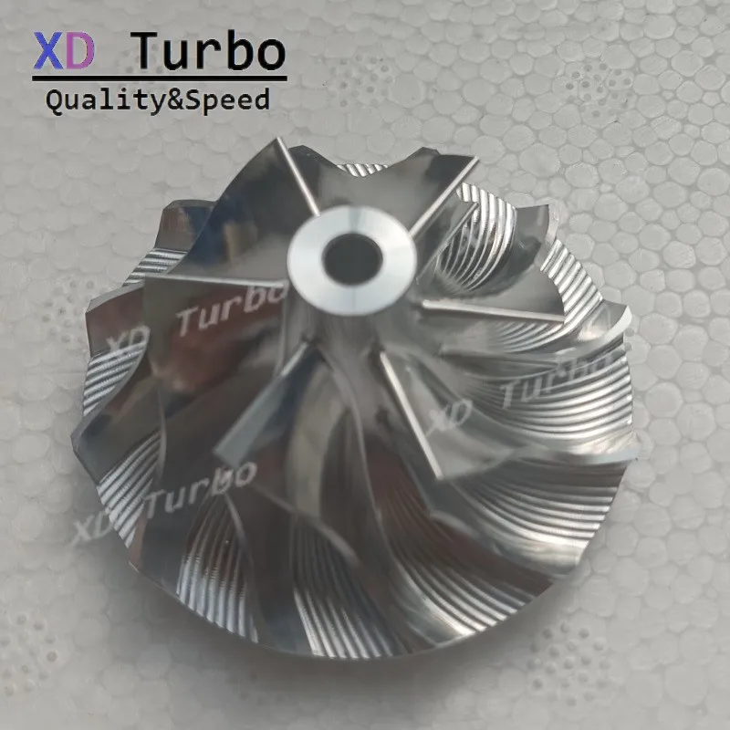 MFS Billet Turbo compressor Milling Wheel Upgrade 31.7/46mm 6/6 baldes Fit For 54389700000 54389700004 54389880001 54389700003