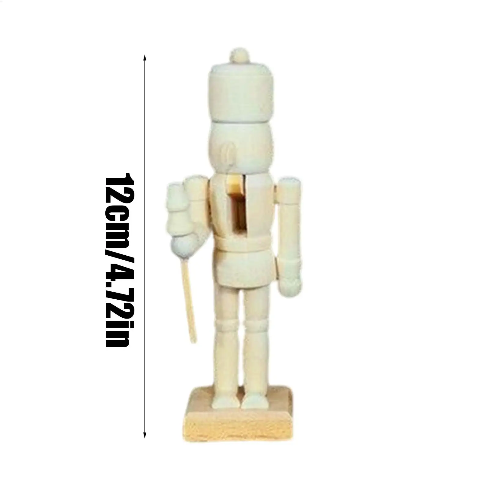 6 قطعة 12 سنتيمتر عيد الميلاد كسارة البندق التماثيل اليدوية الطلاء الحلي احتفالية تحصيل كسارة البندق أرقام لغرفة المعيشة