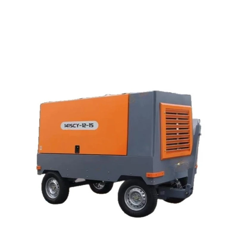 141SCY-12-15 Screw air compressor, mobile working condition switching mine tunnel air pump
