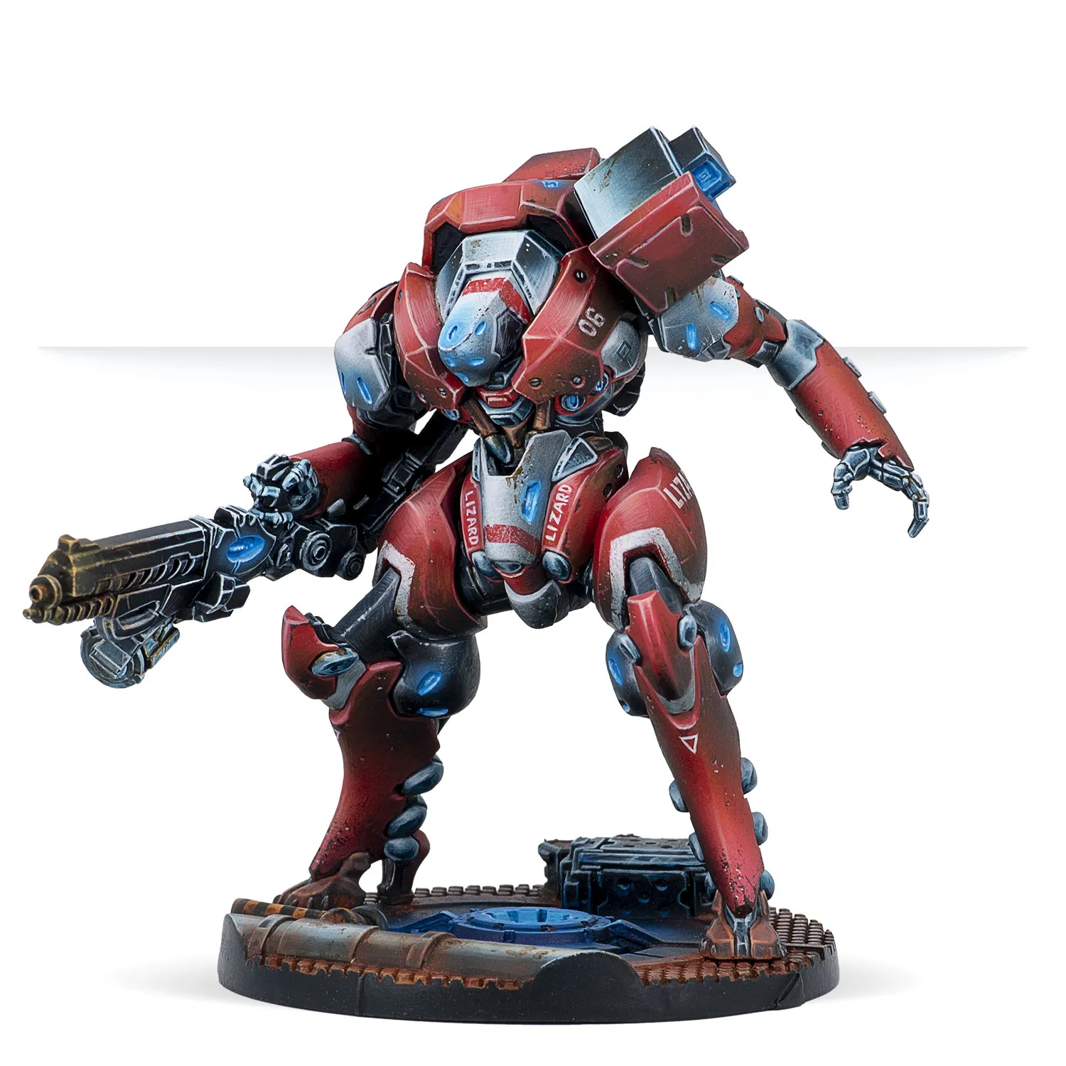 

Набор для сборки модели из литой смолы, GK, Mech Warrior, неокрашенный (включая подставку)