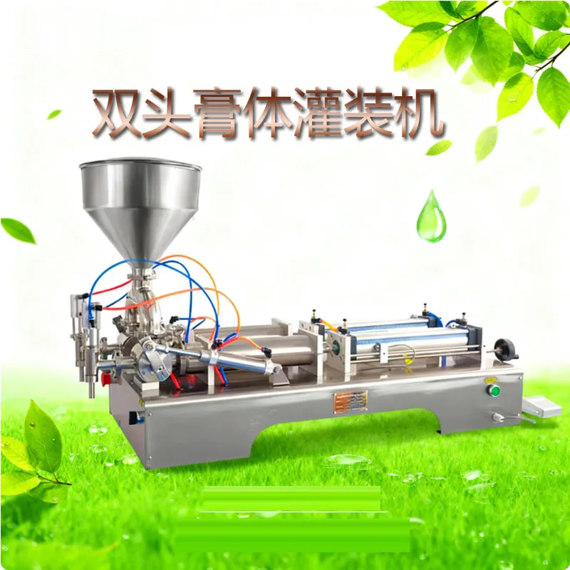 

Многофункциональная машина для наполнения пасты с двойной головкой, машина для наполнения педалей жидкости для пасты