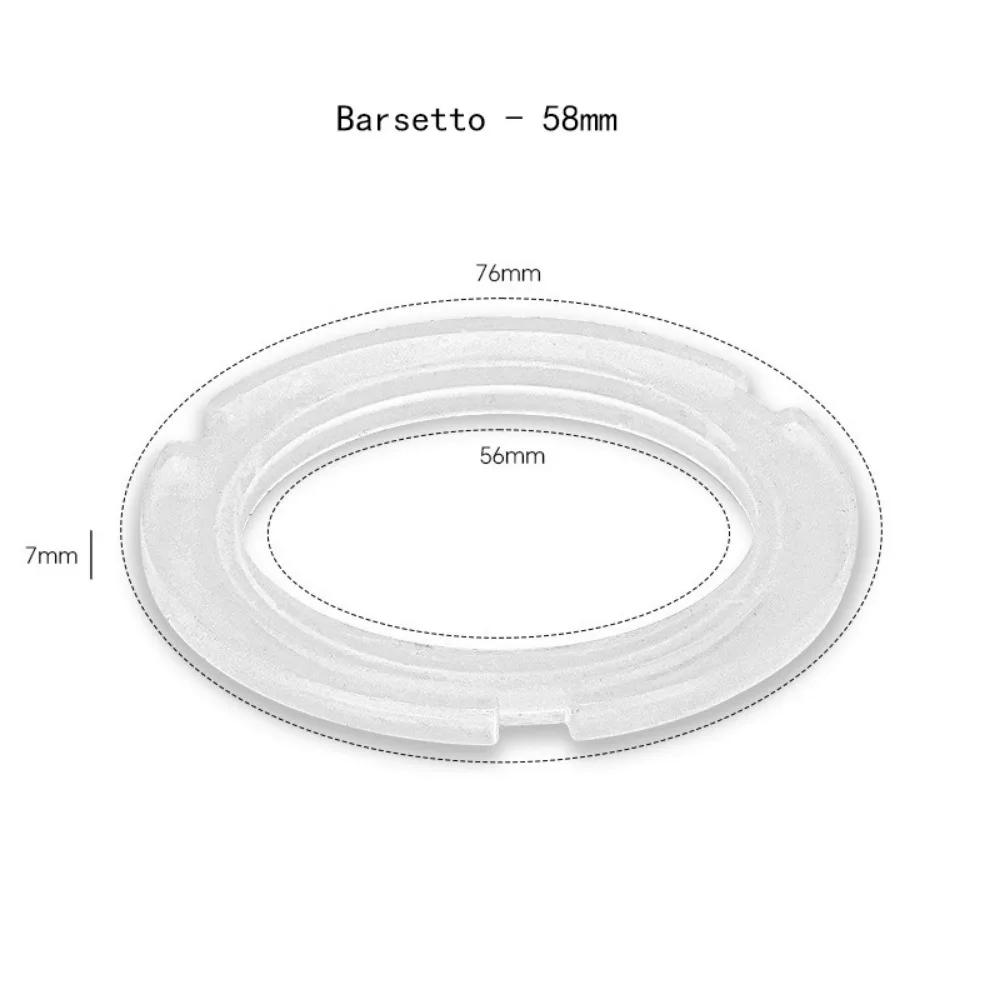 1pc 58mm Barsetto/E61 Food Grade Silicone Espresso Machine Brewing Head Sealing Ring Brewing Head O-Ring Gasket Leak-Proof Seal