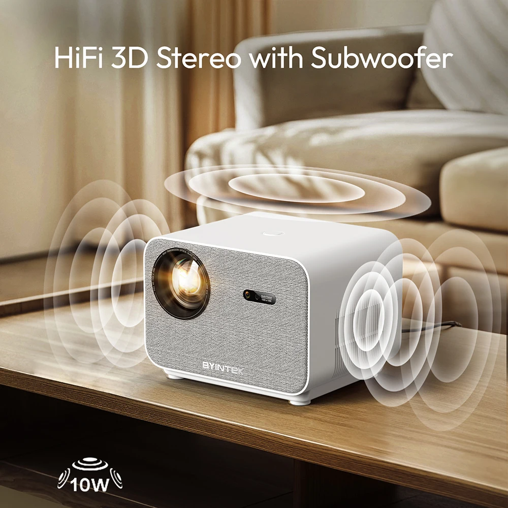 Proyektor U12 Anti Debu Smart Android WIFI LED Video Home Theater Portabel 1080P 3D 4K