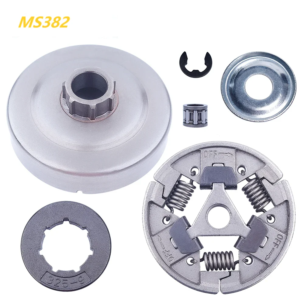 Clutch Drum 3/8'' 7T Sprocket Rim Kit For Stihl MS310 MS290 MS390 MS382 Clutch Washer Needle Bearing 1128 007 1001 Saw Parts