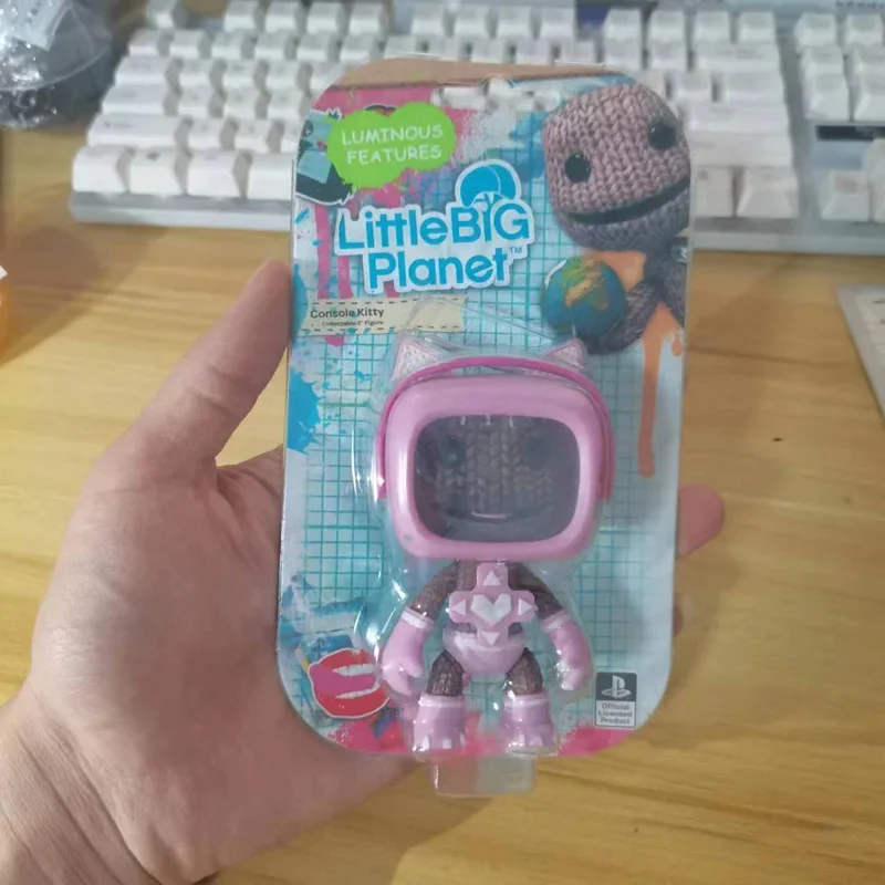 LittleBigPlanet Sackboy Cute Game Anime Figurine Keychain Models Kawaii Little Big Planet Robot Kitty Action Figure Toys Gift