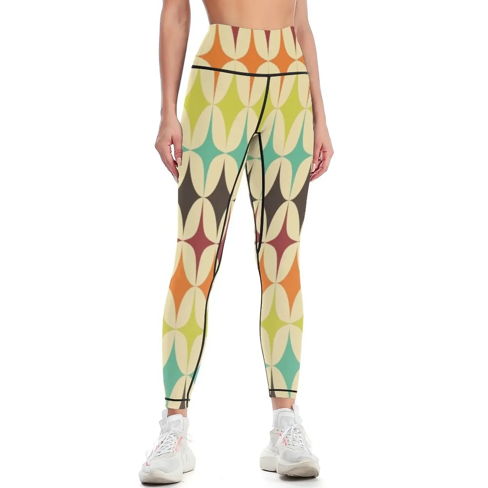 

Mid Century Modern Leggings legging gym legings for fitness sporty woman gym sportswear gym Womens Leggings