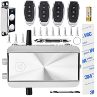 Home Remote Control Lock Safety Lock Intelligent Home Remote Control Lock Mechanical Anti Theft Lock with Four Remote Controller